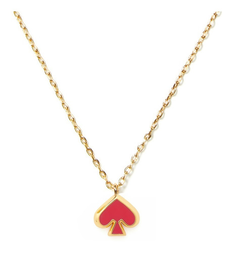 Kate Spade Everyday Spade Enamel Mini Pendant Cadena