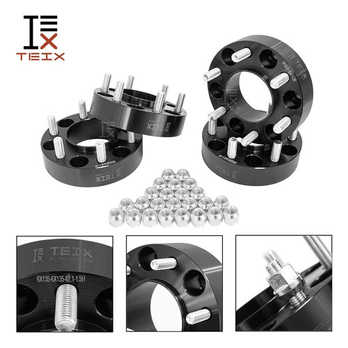 Kit Espaciadores Ford F150 Lobo 04/2014 1.5 Pulgadas 6/135