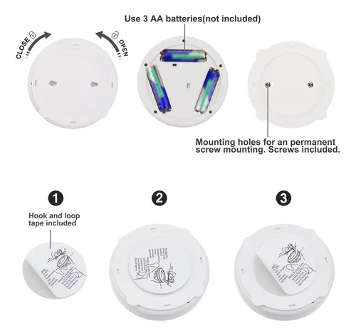 Paquete De 2 Luces Led Tipo Disco Spotlight Biglight Que Fun
