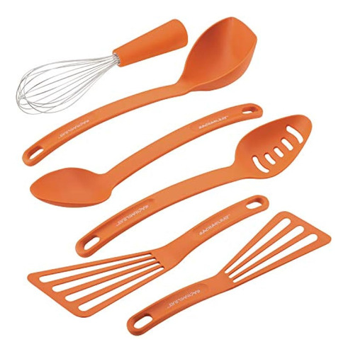 Juego De Herramientas Rachael Ray Tools, 6 Piezas, Naranja -