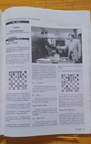 Ajedrez, Revista Jaque (1994) Karpov Ganador Linares