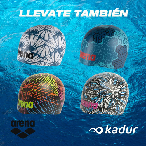 Gorro Arena Natacion Silicona Protector Reforzado Unisex