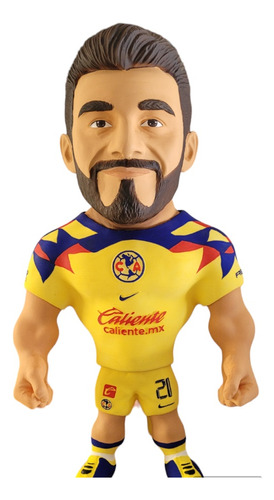 Figura Futbolistas Fuertecito Henry Martin Con America 