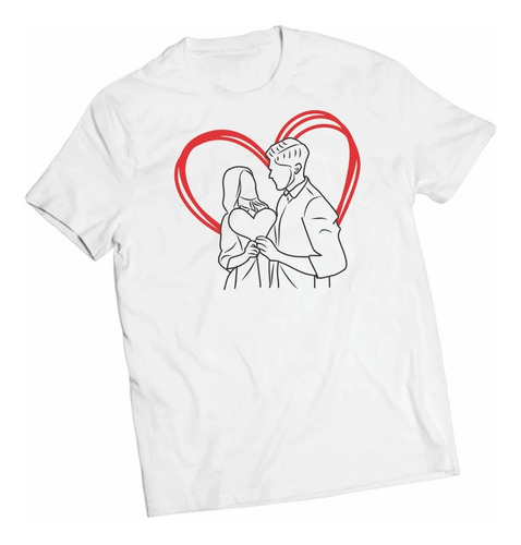 Playera Personalizada Para Novios,parejas,amigo,san Valentin