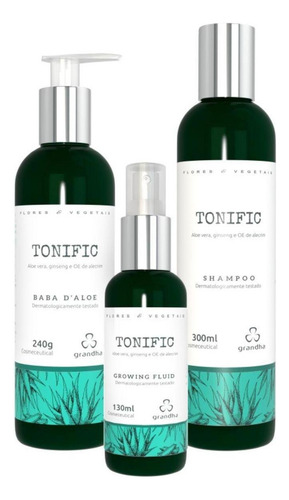 Grandha Tonific Shampoo + Baba D'aloe + Growing Fluid