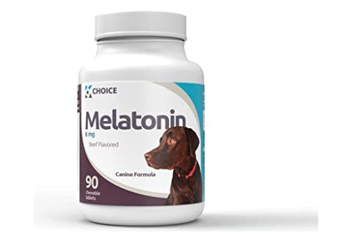 K9 Elección Melatonina Para Perros, 6mg - 90 Tabletas Hhfqn