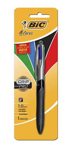 Caneta Esferografica Bic 4 Cores Grip 1.0 