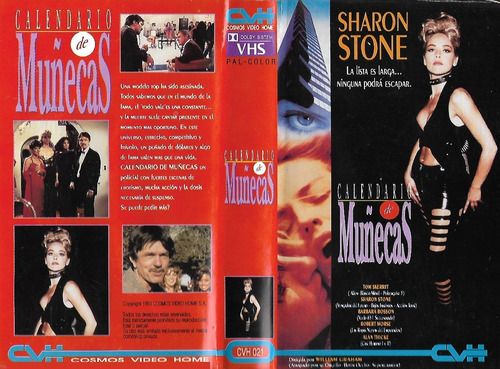 Calendario De Muñecas Vhs Tom Skerritt Sharon Stone 1984