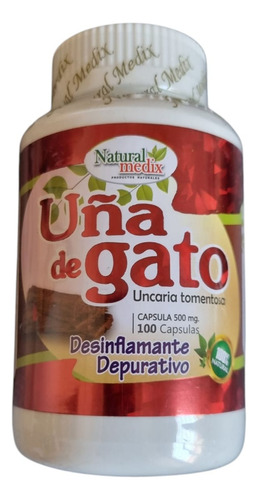 Pack Uña De Gato Peruana X100 Cap X 500 Mg X 2 Unid. Sin Sabor