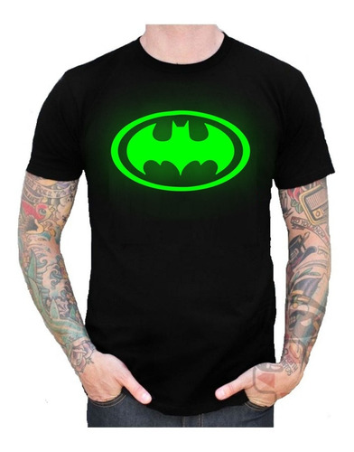 Remera Brilla En La Oscuridad Batman - Gamer/comic