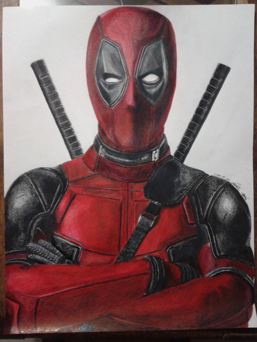 Obra Hecha A Mano Deadpool