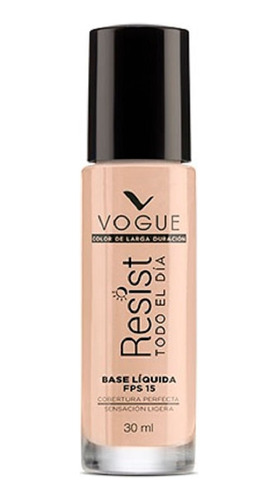 Base Líquida Vogue Resist Fps 15 Petalo X 30 Ml