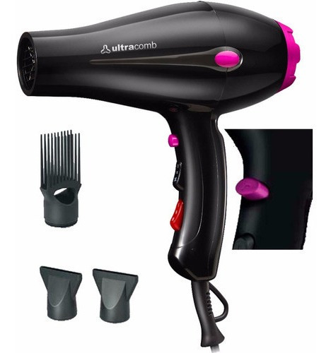 Imagen 1 de 3 de Ultracomb Sc4607 Secador De Cabello 2000w Tourmaline Ion