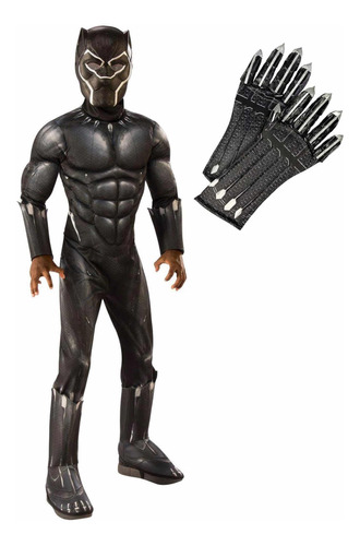 Disfraz De Black Panther Marvel Endgame Deluxe Para Niño
