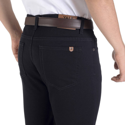 Pantalón Yale Vaquero Gabardina Sin Pinzas Classic Fit 00552