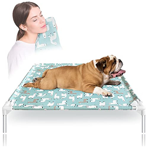 Elevated Dog Bed Pet Cot - Pet Bed For Medium Dogs | El...