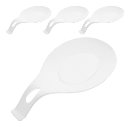 Cucharera De Silicona Para Utensilios De Cocina, Mármol, 4 U