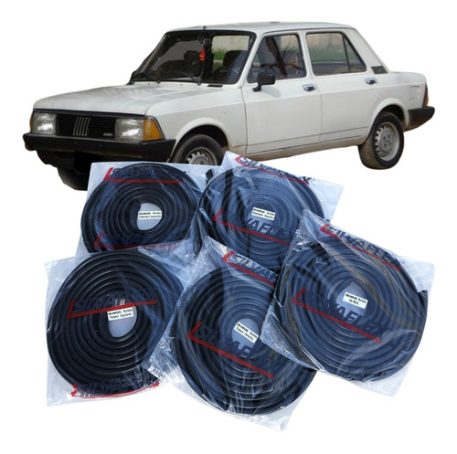 Burletes Para 4 Puertas + Baul Fiat 128 (5 Unid) +regalo!