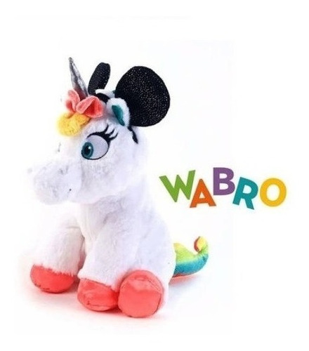 Peluche Original Disney Unicornio 25 Cm Wabro Micieloazul