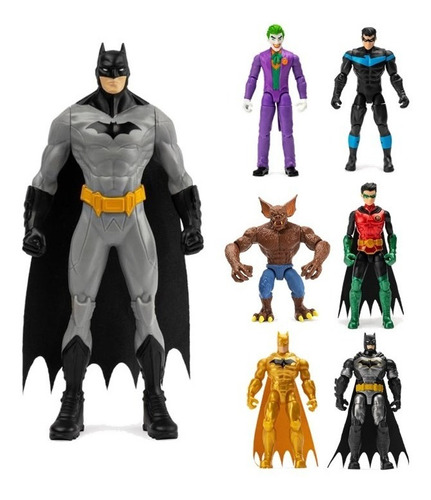 Muñecos Dc Batman Spin Master Original 12 Cm + Accesorios