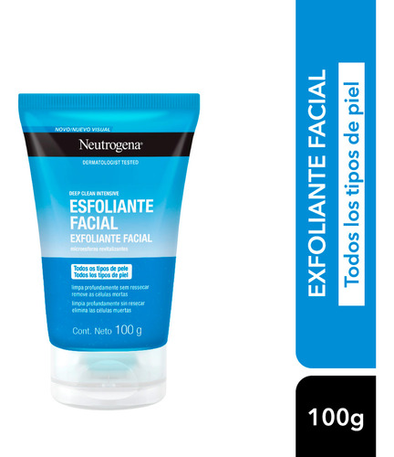 Neutrogena Deep Clean Exfoliante Facial 100g Todo Tipo De Pi