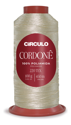 Fio Cordonê Circulo 100g 450mts Cor 7694 Cristal