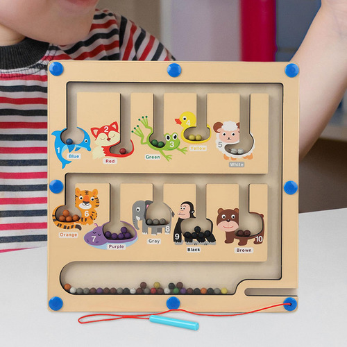 / Laberinto De Madera, Juego De Rompecabezas, Tablero Para