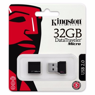 Memoria Usb Kingstone 32gb Datatraveler Micro, Original 100%