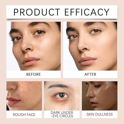 Base De Maquillaje Correctora Instantánea Con Brocha Integra