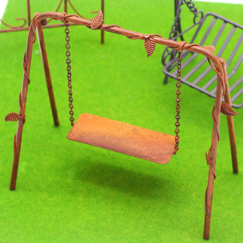 Dollhouse En Miniatura Swing Simulación Swing 1: 12