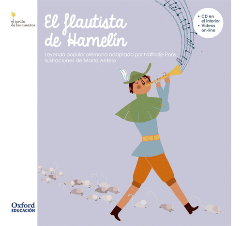 El Flautista De Hamelín 3 Años.cuento 4 Vv.aa Oxford