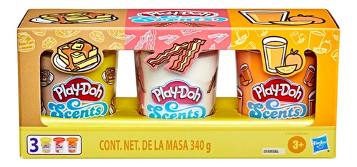 Plastilina Playdoh Scents Breakfast 3 Set Con Aroma