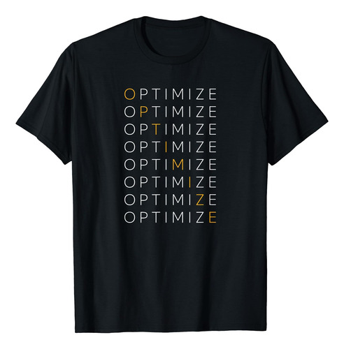 Camiseta Optimize Otimização De Marketing