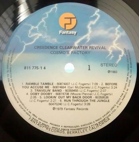 Imagem 3 de 4 de Lp Vinil (m) Re Creedence Clearwater Revival Cosmo's Factory