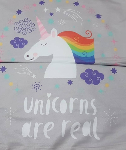 Funda Cojin Unicornios 45×45 Para Decorar Dormitorios Niñas