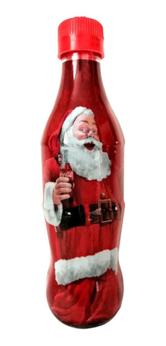 Botella Coleccionable Coca Cola Colombia Navidad Santa Claus