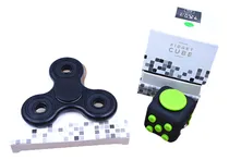 Comprar Fidget Cubo + Mano Spinner Ansiedad Estrés Socorro Enfoque E