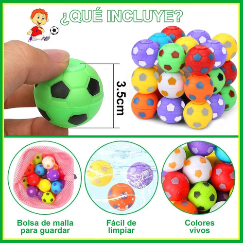 Bolas De Fútbol De Mesa, 32 Mini Pelotas De Plastico