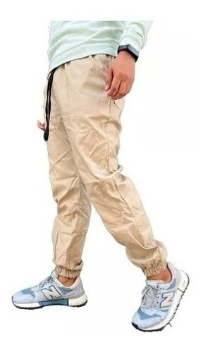 Pantalón Hombre Camuflado Jogger Cargo Drill Urbano Sudadera