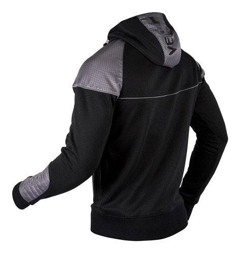 Imagen 2 de 9 de Hoodie Campera Venum Laser Jiu Jitsu Kick Thai