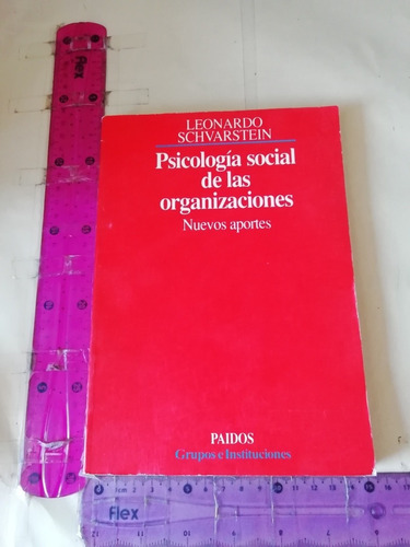 Psicología Social De Las Organizaciones Leonardo Schvarstein