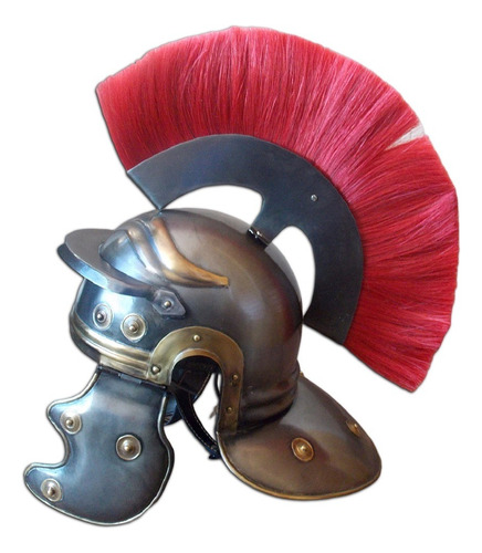 Elmo Capacete Optio Romano Exercito Imperial Centurião - Aço