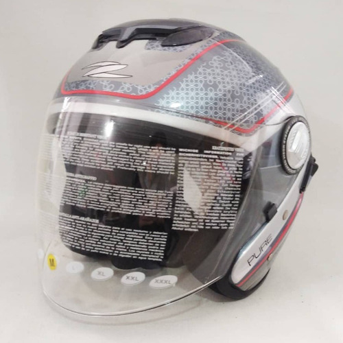 Casco Semi Integral Doble Visor / Talla M / Zeus 