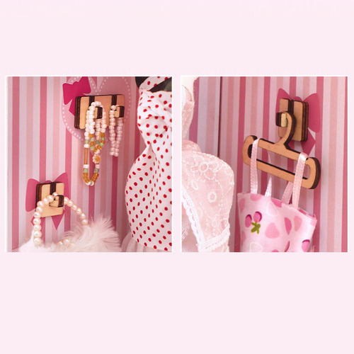 Casa De Muñecas 3d Hecha A Mano Kits De Ensamblaje De