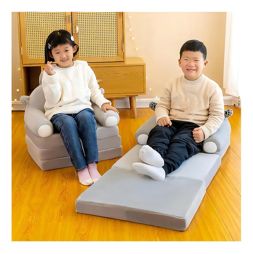 Sofá Plegable Para Niños Pequeños, Sillón, Funda Lavable Color Dog