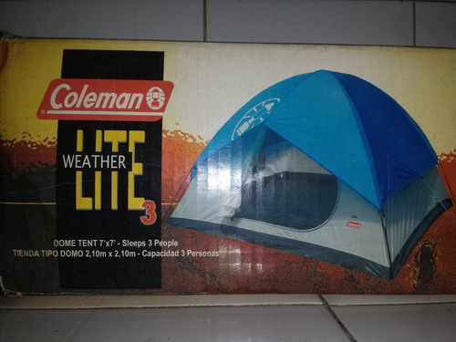 Carpa Coleman Para 3 Personas