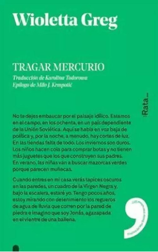 Libro Tragar Mercurio