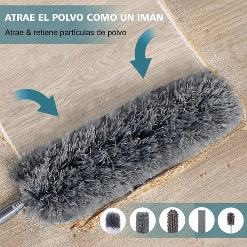 Plumero De Microfibra Retráctil Para Limpieza De Techo, 7 U