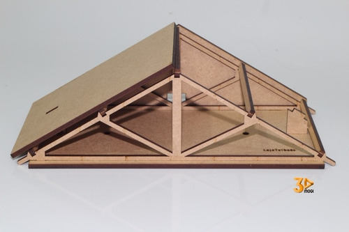 Maquete Casa Sobrado Em Corte 1:25