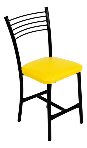 Comedor Para Restaurante Bar Mesa Cafetería Jardín Exterior Color Amarillo Diseño De La Tela De Las Sillas Liso